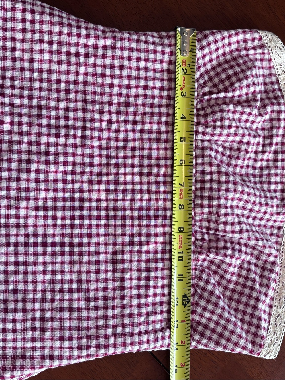 Princess Polly Pink Gingham Mini Dress with Cream Trim - Picture 6 of 12